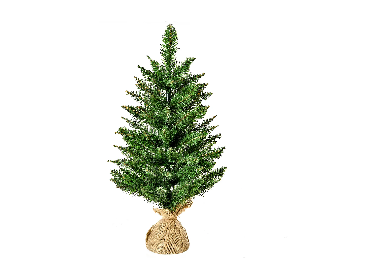 Árbol de navidad pequeño verde 44x44x60 cm HOMCOM