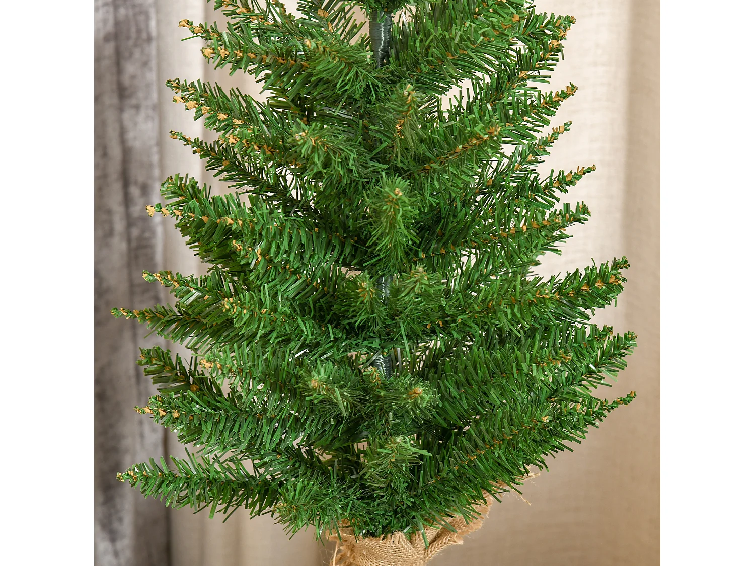 Árbol de navidad pequeño verde 44x44x60 cm HOMCOM