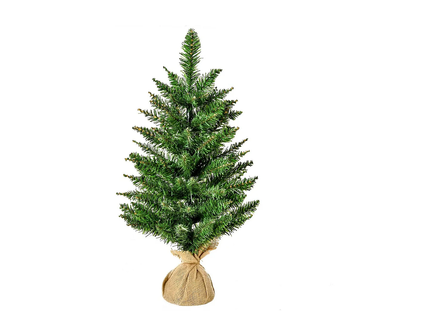 Árbol de navidad pequeño verde 44x44x60 cm HOMCOM