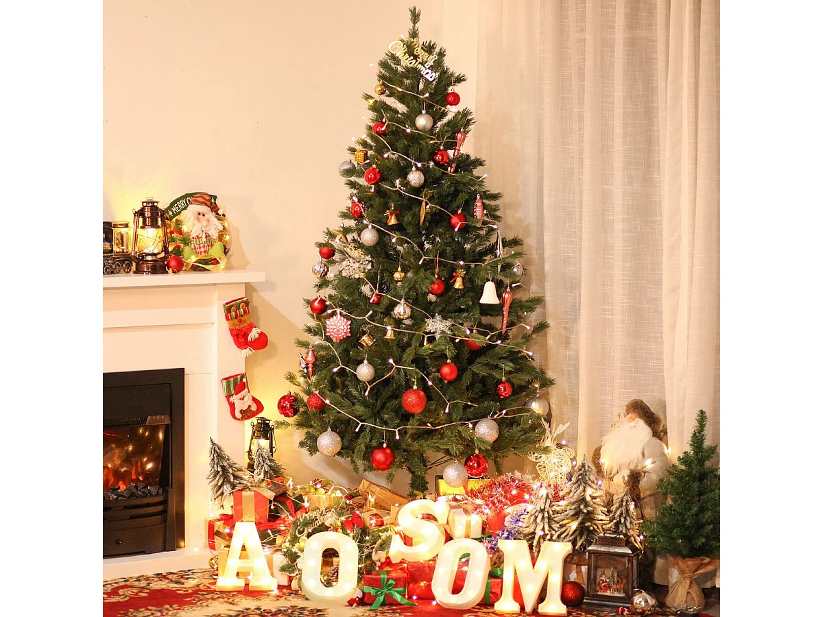 Árbol de navidad verde ø90x180 cm HOMCOM