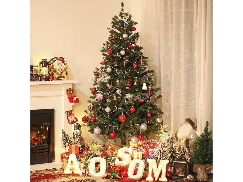 Árbol de navidad verde ø90x180 cm HOMCOM