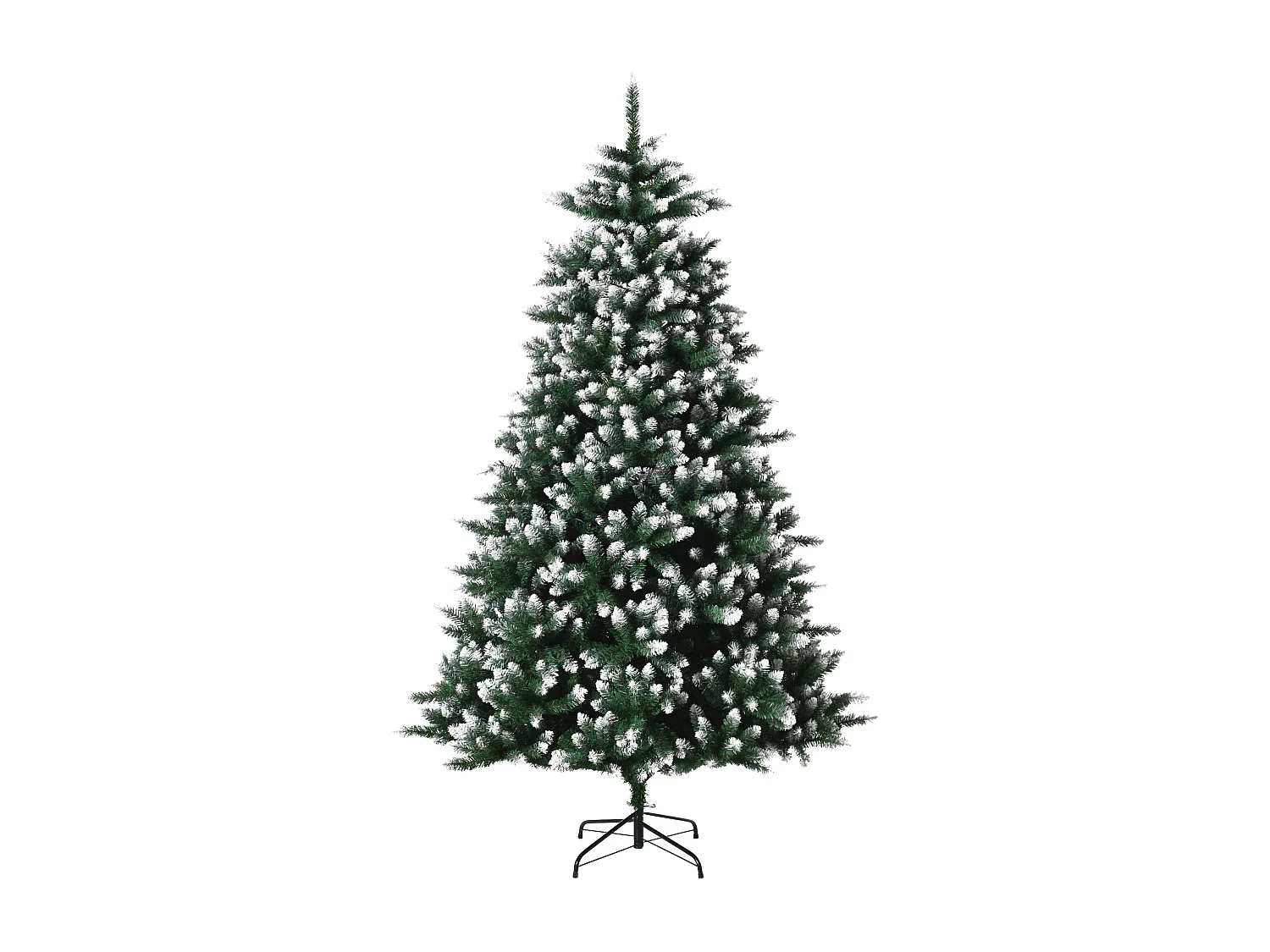 Árbol de navidad artificial verde 130x130x210 cm HOMCOM