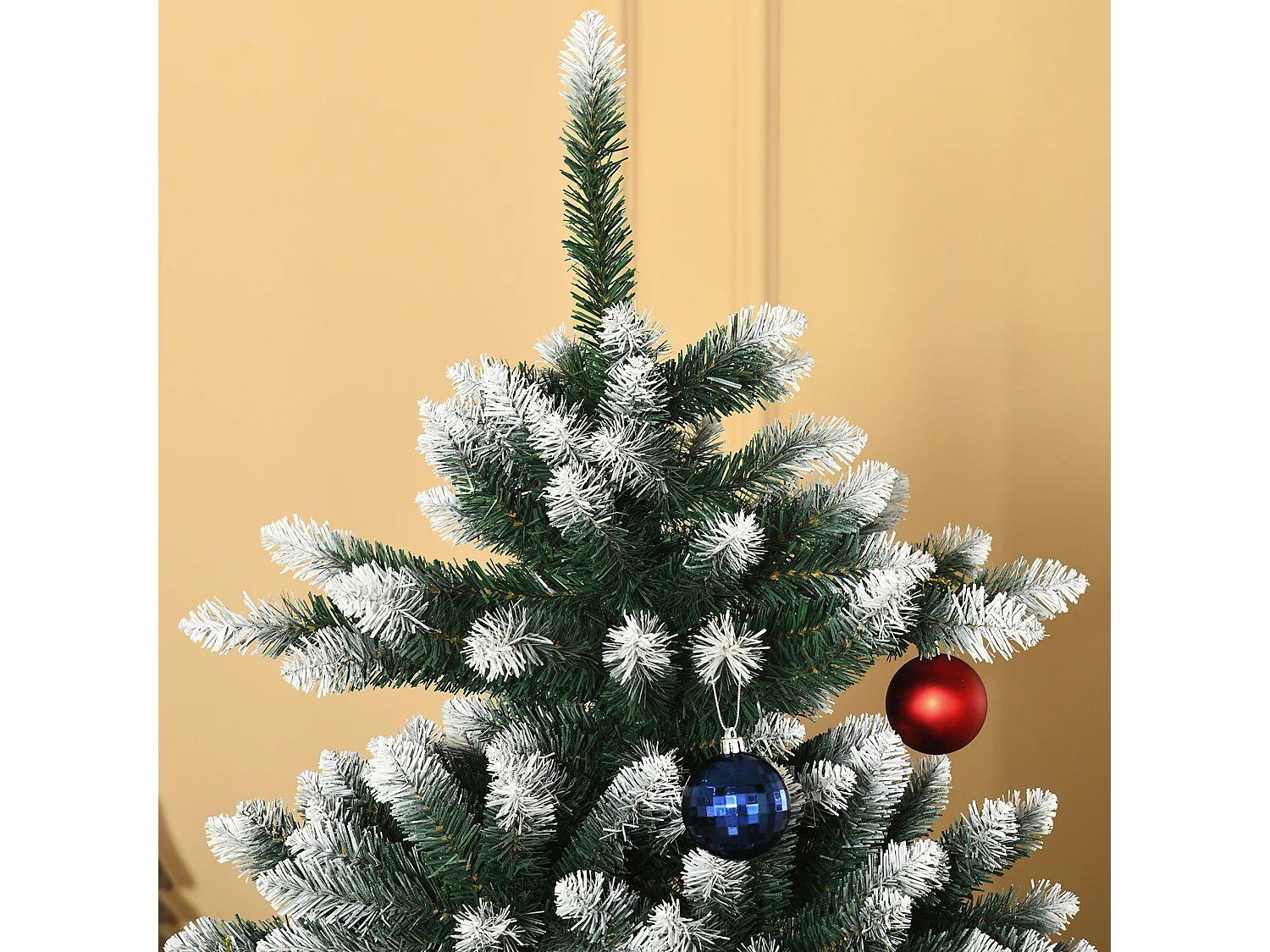 Árbol de navidad artificial verde 130x130x210 cm HOMCOM