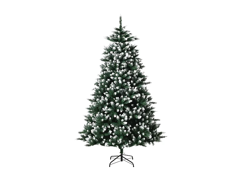 Árbol de navidad artificial verde 130x130x210 cm HOMCOM