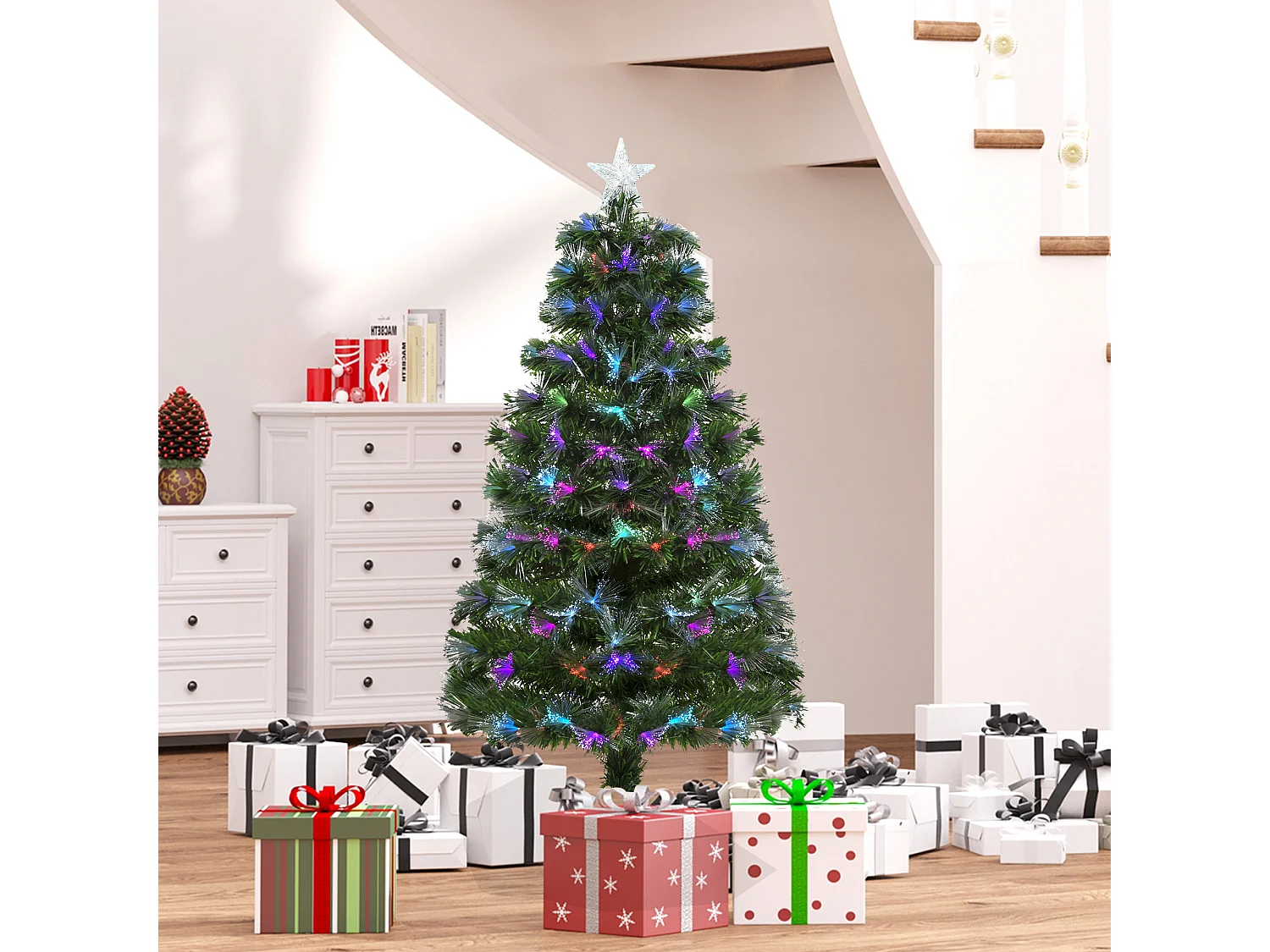 Árbol de navidad verde ø66x120 cm HOMCOM