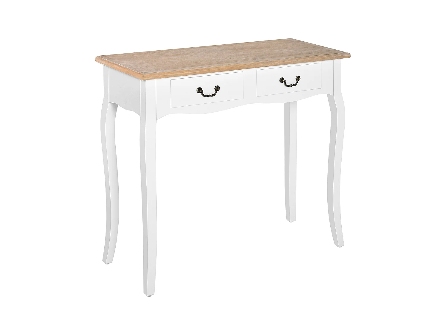 Mesa de consola blanco 87x34x78,5 cm HOMCOM