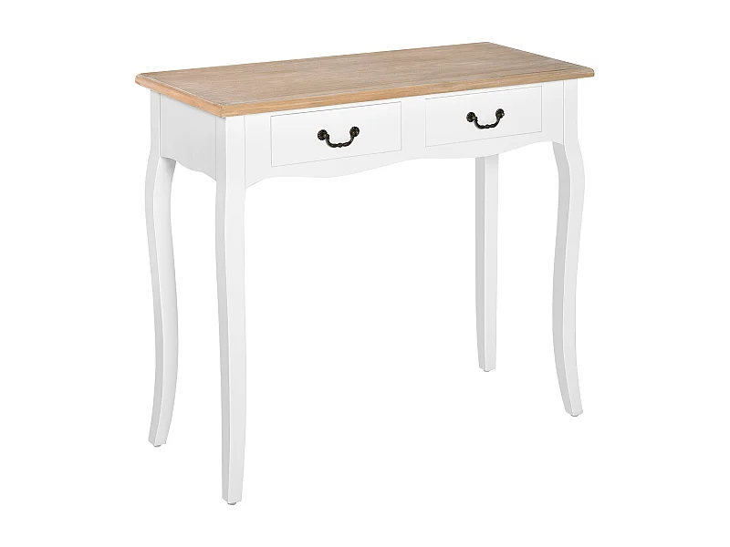 Mesa de consola blanco 87x34x78,5 cm HOMCOM