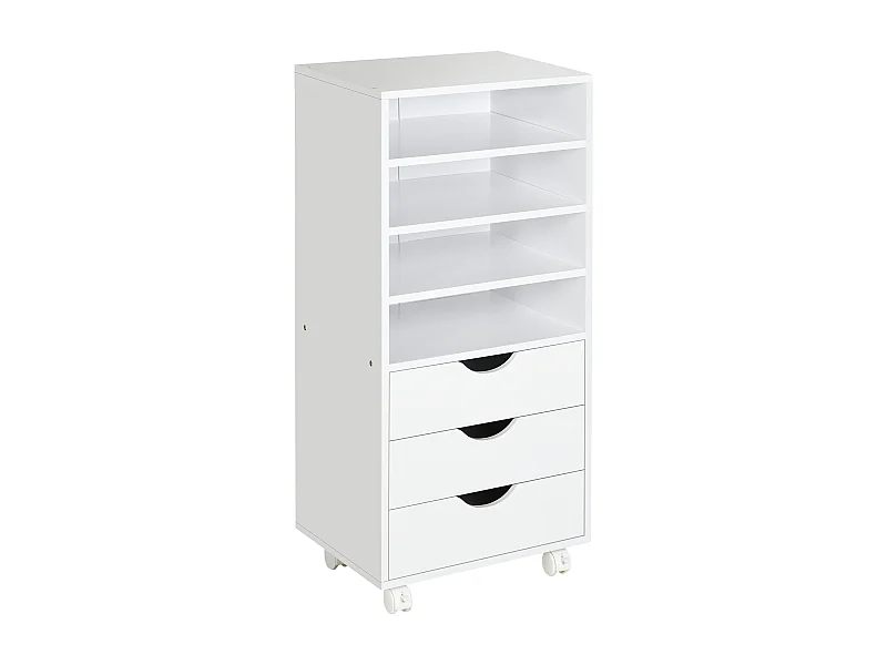 Armario de archivos blanco 38x40x86.8 cm Vinsetto