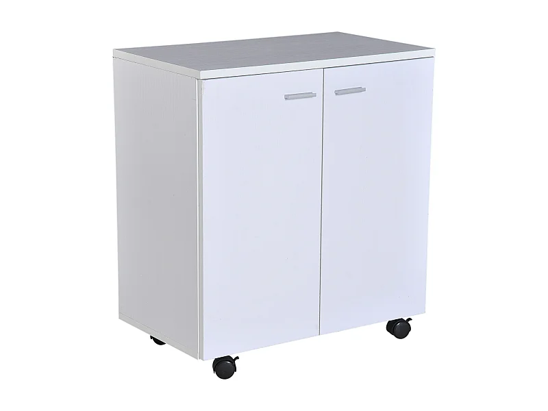 Mesa armario blanco 60x35x65cm HOMCOM