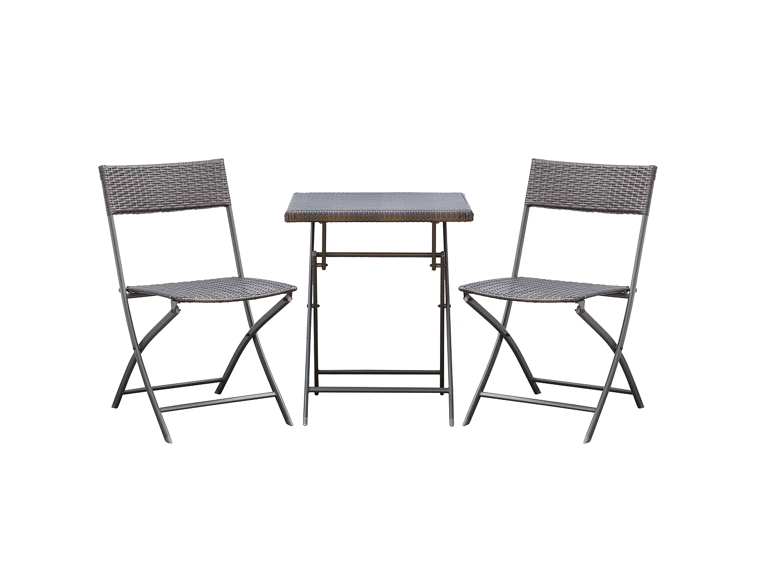 Conjunto de mueble negro 61x46x84 cm Outsunny