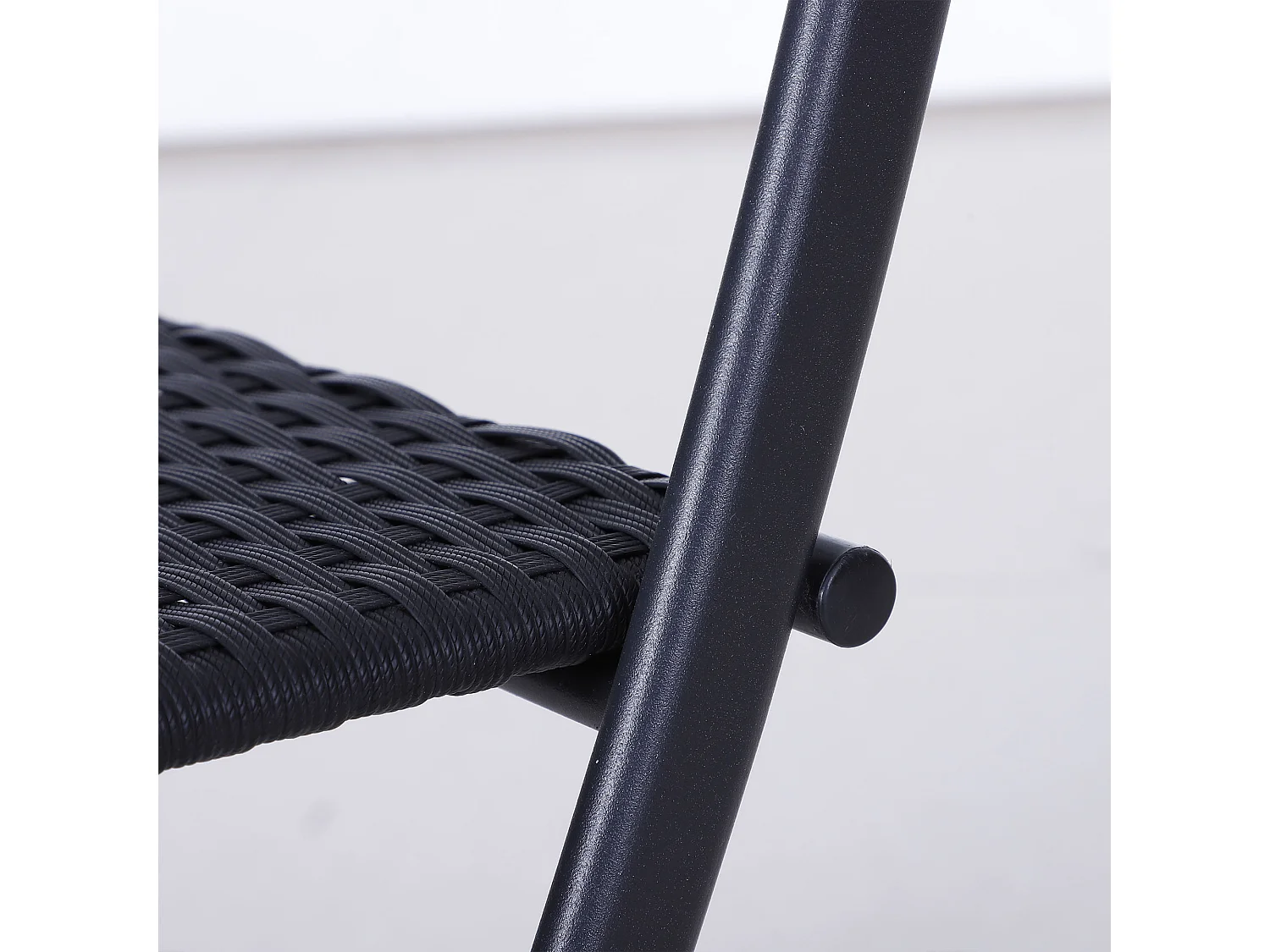 Conjunto de mueble negro 61x46x84 cm Outsunny