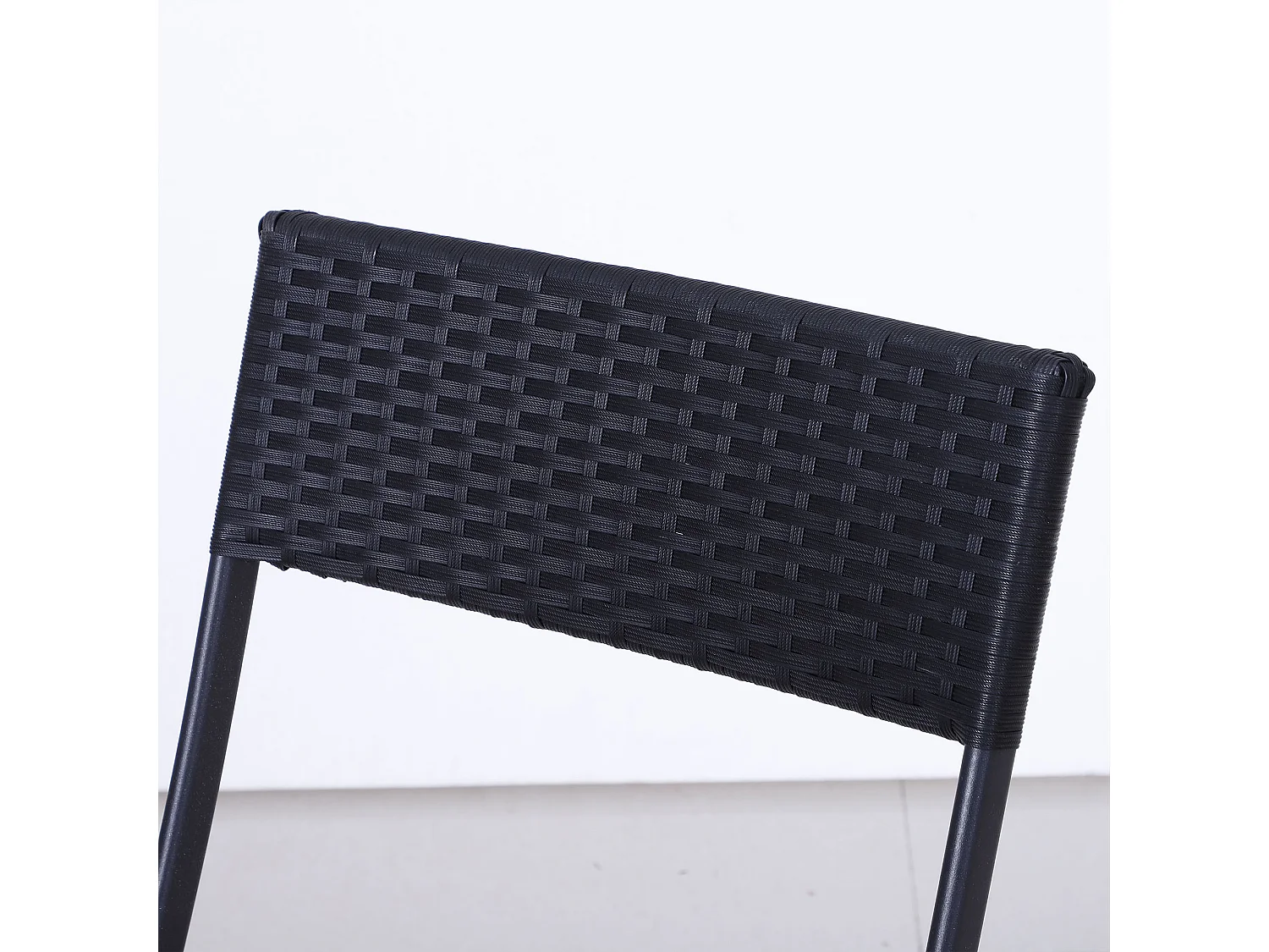 Conjunto de mueble negro 61x46x84 cm Outsunny