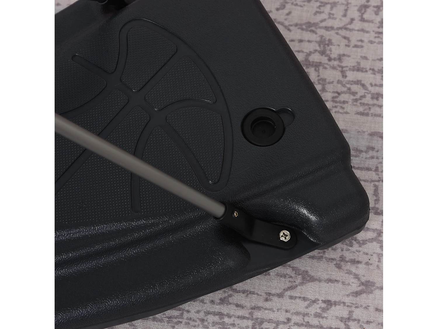 Canasta de baloncesto con soporte multicolor 32x65x126 cm HOMCOM