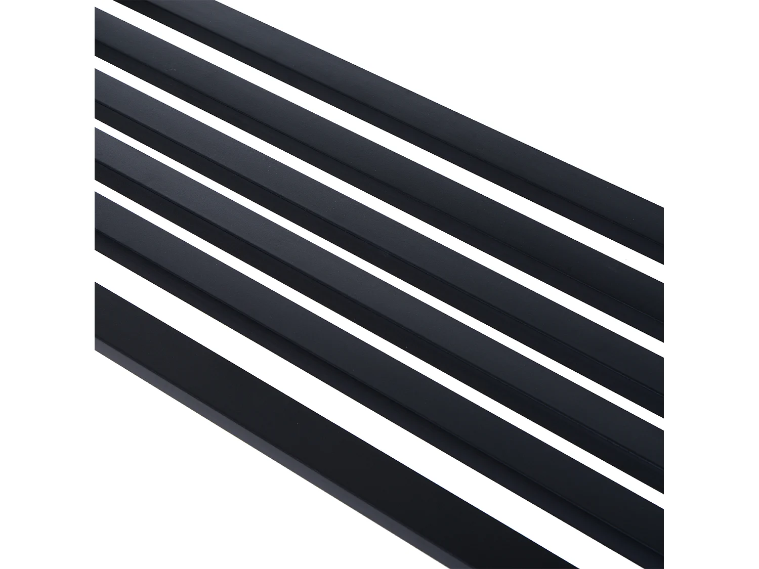 Banco de jardín negro 127x60x85 cm Outsunny