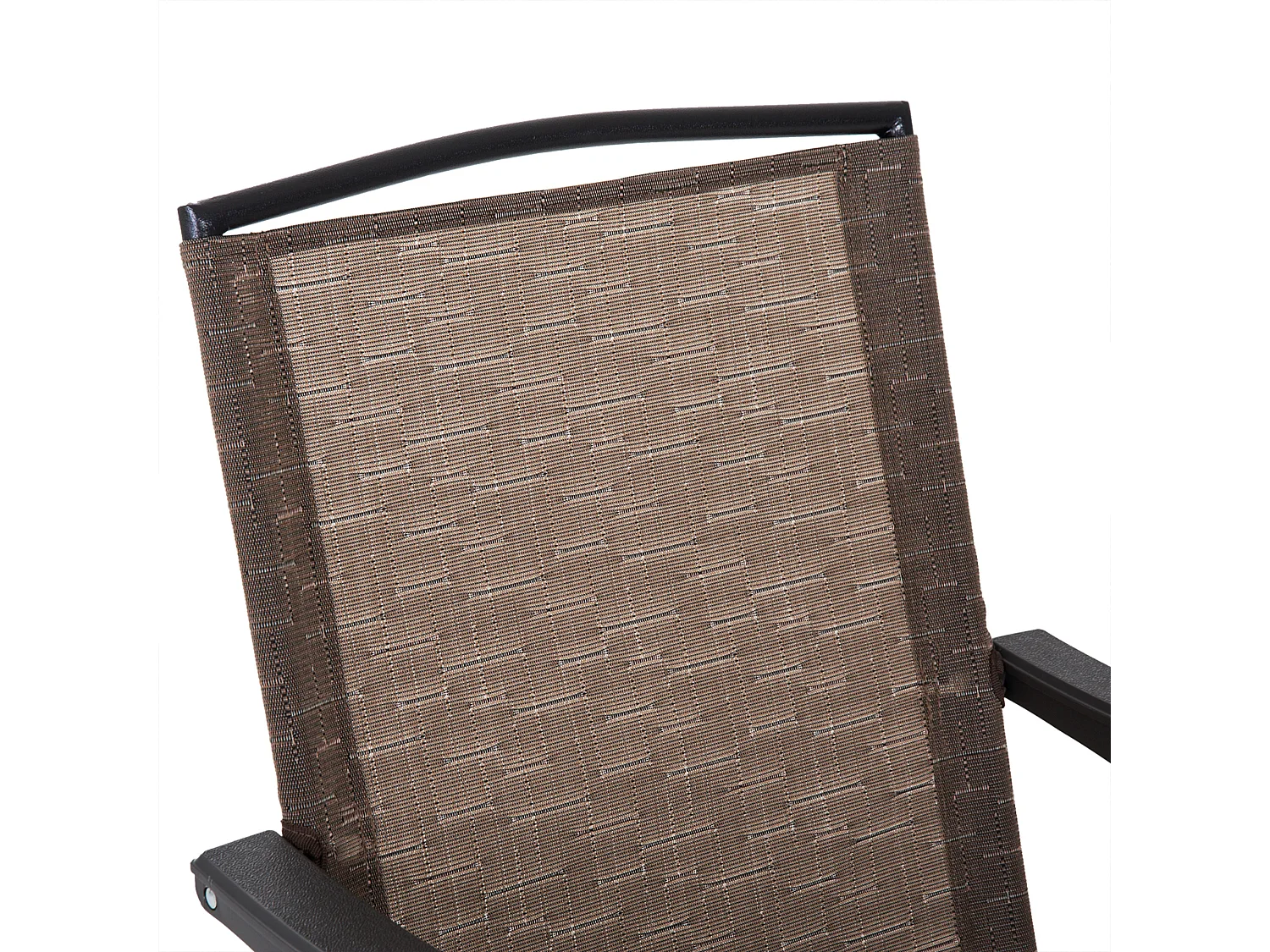 Conjunto mesa y 2 sillas marrón 82,5x54x90 cm Outsunny