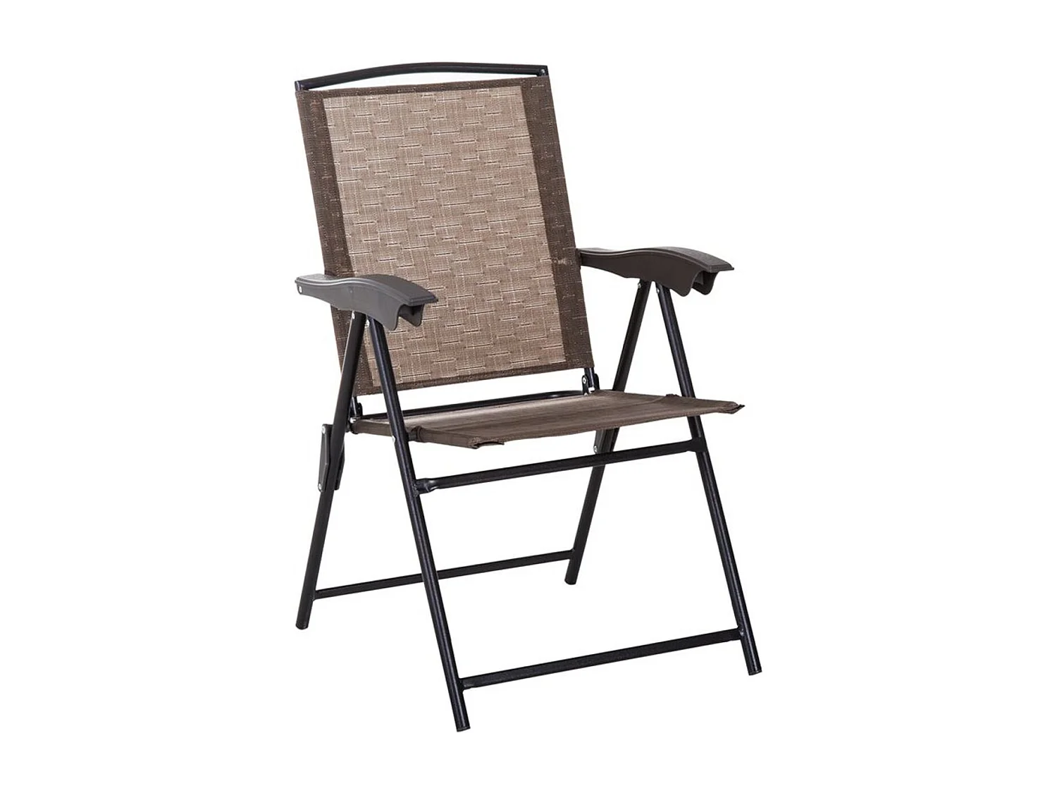 Conjunto mesa y 2 sillas marrón 82,5x54x90 cm Outsunny