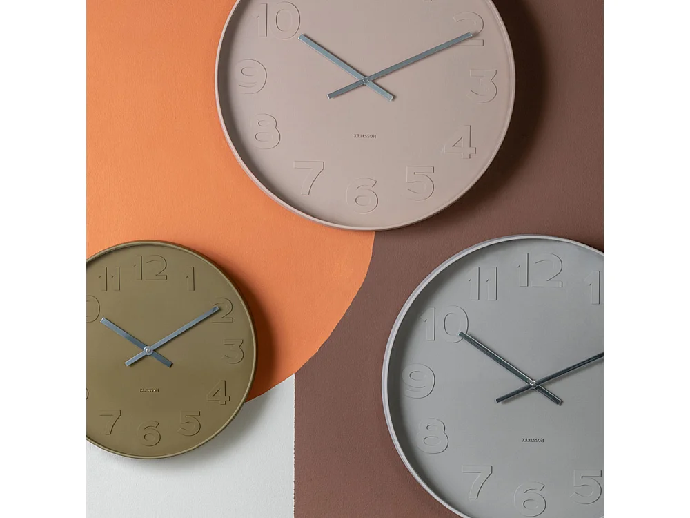 Horloge ronde Mr. numbers 51 cm