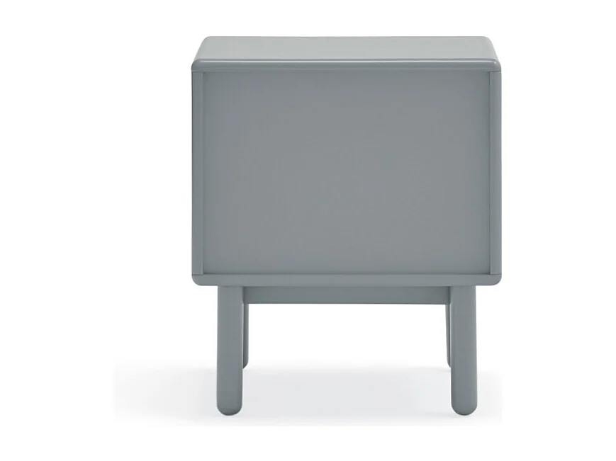 Corvo - Table de chevet en bois - Gris clair