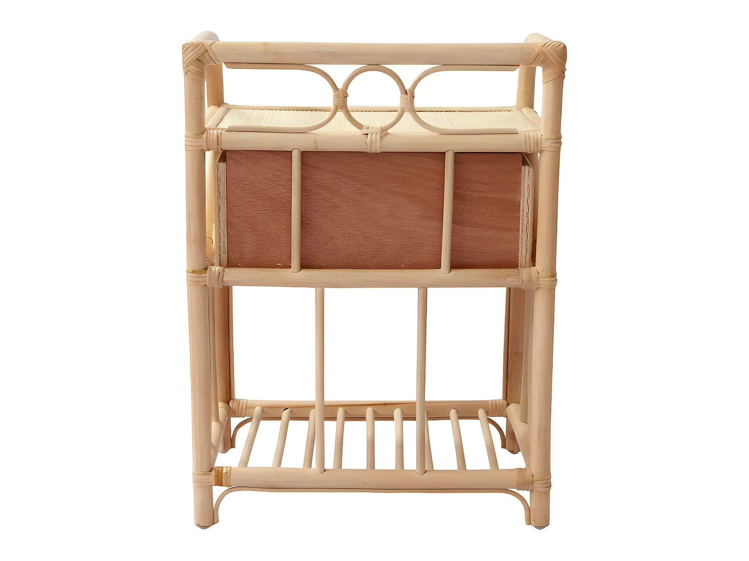 Tondano - Table de chevet en rotin - Naturel