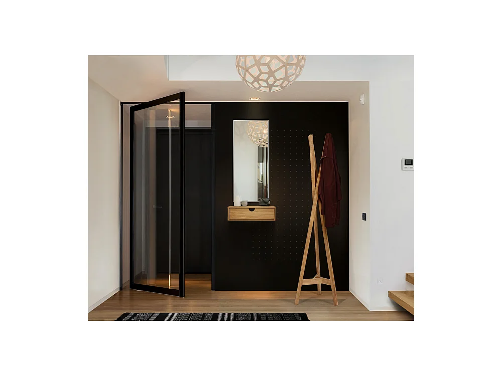 Chevet Mural Design en Bois "Tafar" 40cm Chêne