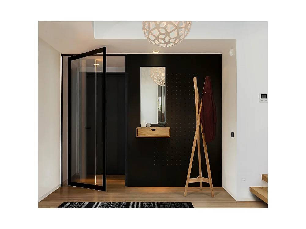 Chevet Mural Design en Bois "Tafar" 40cm Chêne