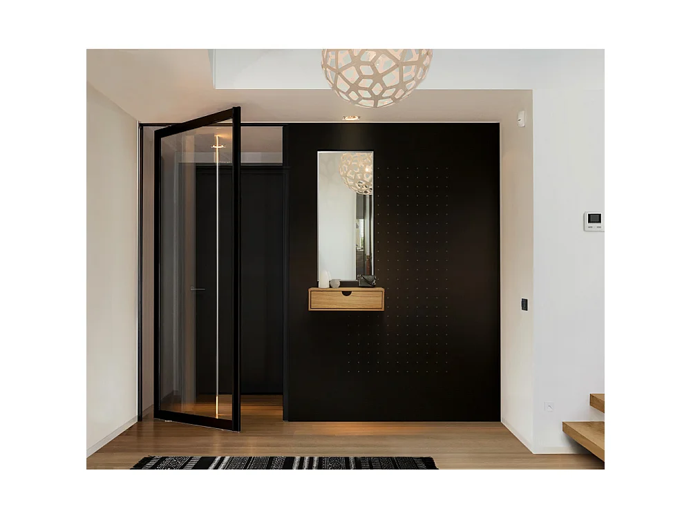 Chevet Mural Design en Bois "Tafar" 40cm Chêne