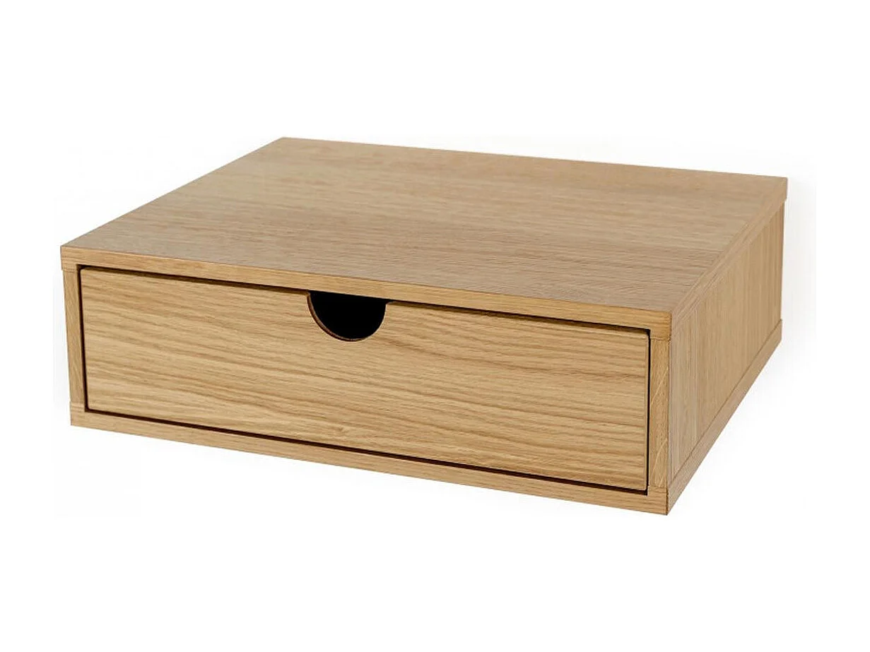 Chevet Mural Design en Bois "Tafar" 40cm Chêne