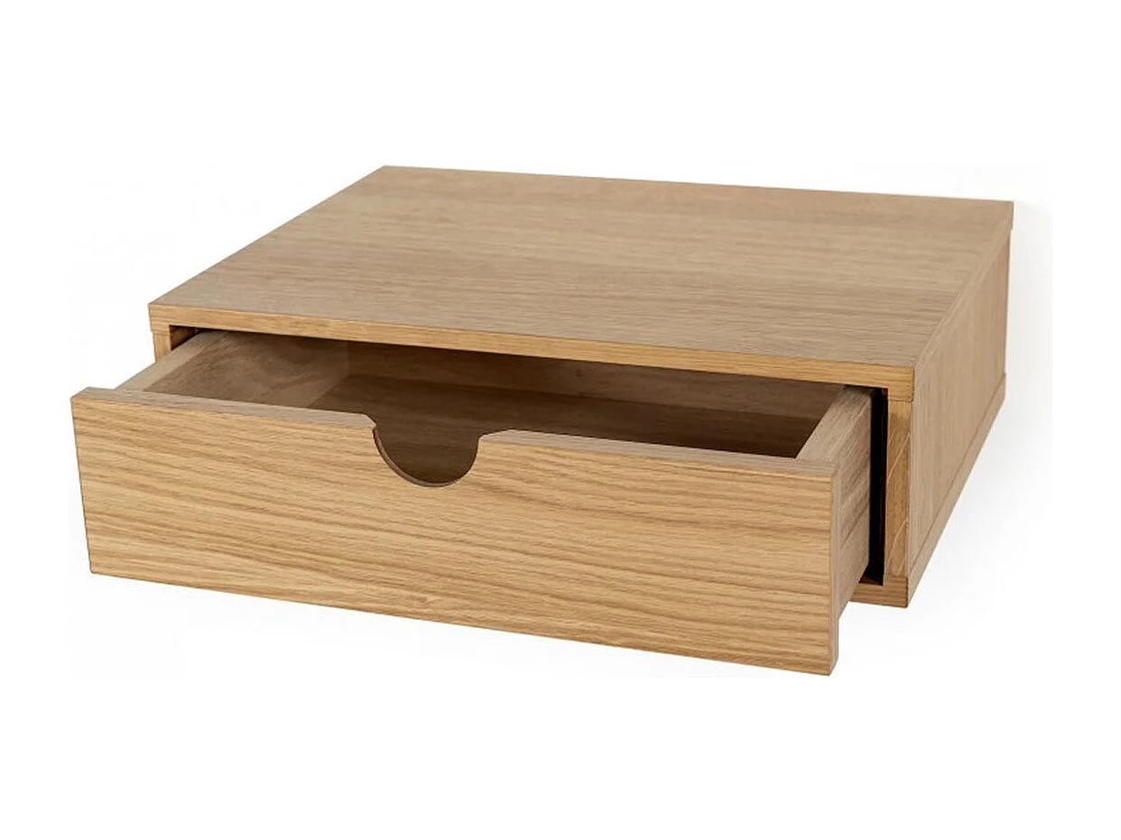 Chevet Mural Design en Bois "Tafar" 40cm Chêne