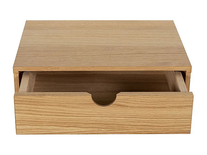 Chevet Mural Design en Bois "Tafar" 40cm Chêne