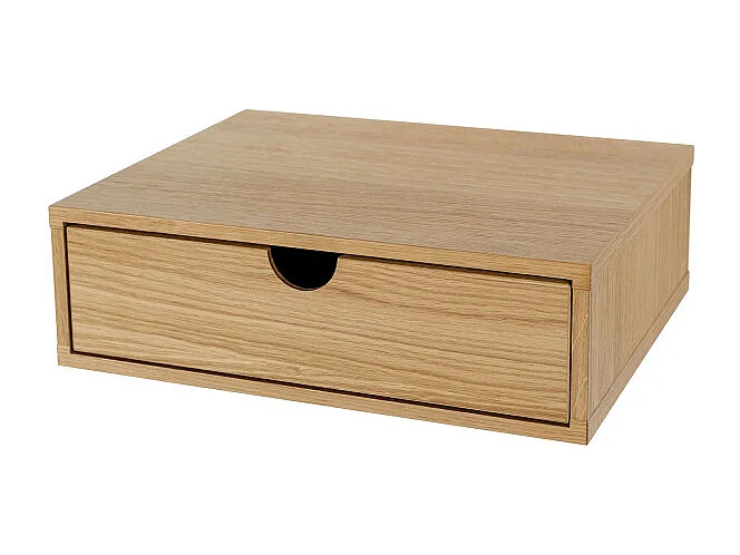 Chevet Mural Design en Bois "Tafar" 40cm Chêne