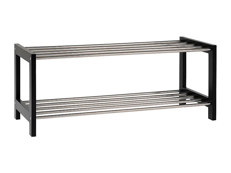 Zapatero PADOVA – Madera de álamo y acero negro