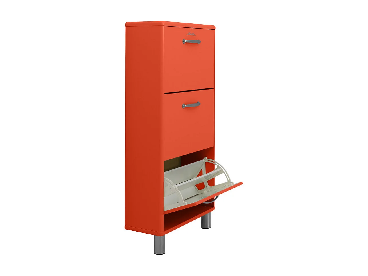 Malibu - Meuble à chaussures L58cm : Couleur - Rouge