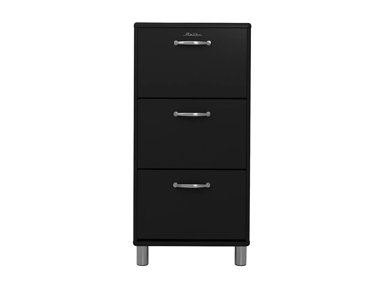 Malibu - Meuble à chaussures L58cm - Couleur - Noir