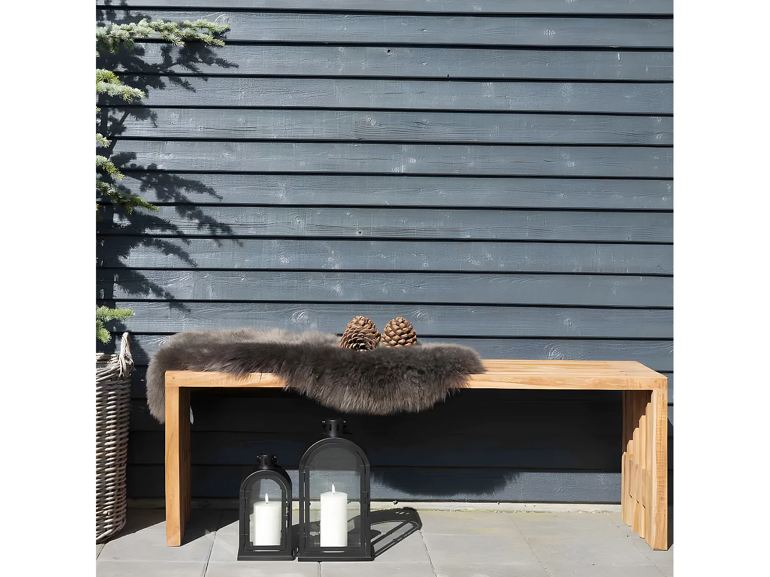 Benidorm - Banc en teck L140cm - Naturel