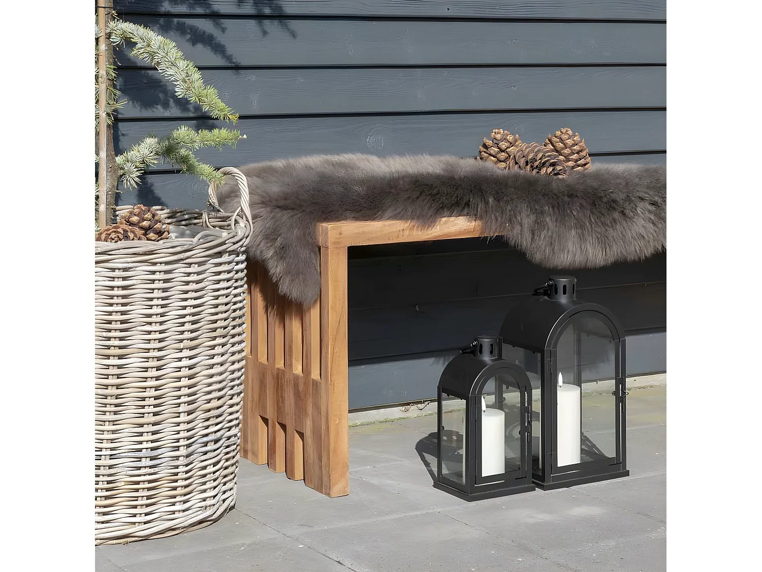 Benidorm - Banc en teck L140cm - Naturel