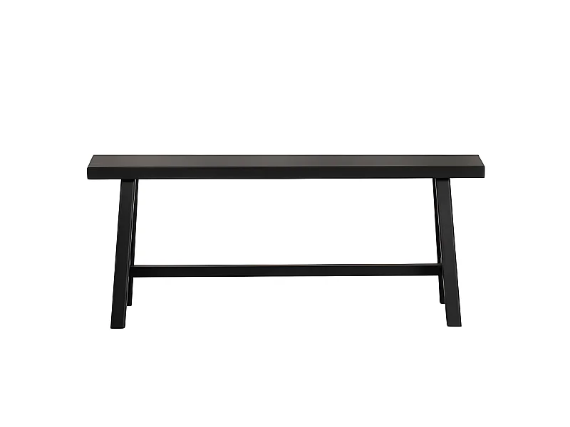 Imme - Banc en bois L110cm - Noir