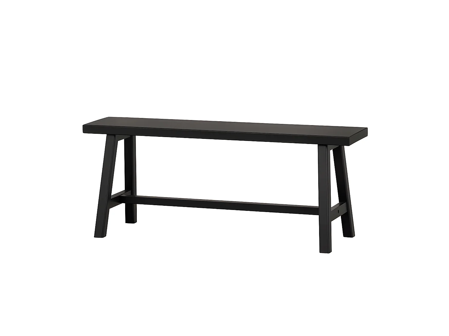 Imme - Banc en bois L110cm - Noir