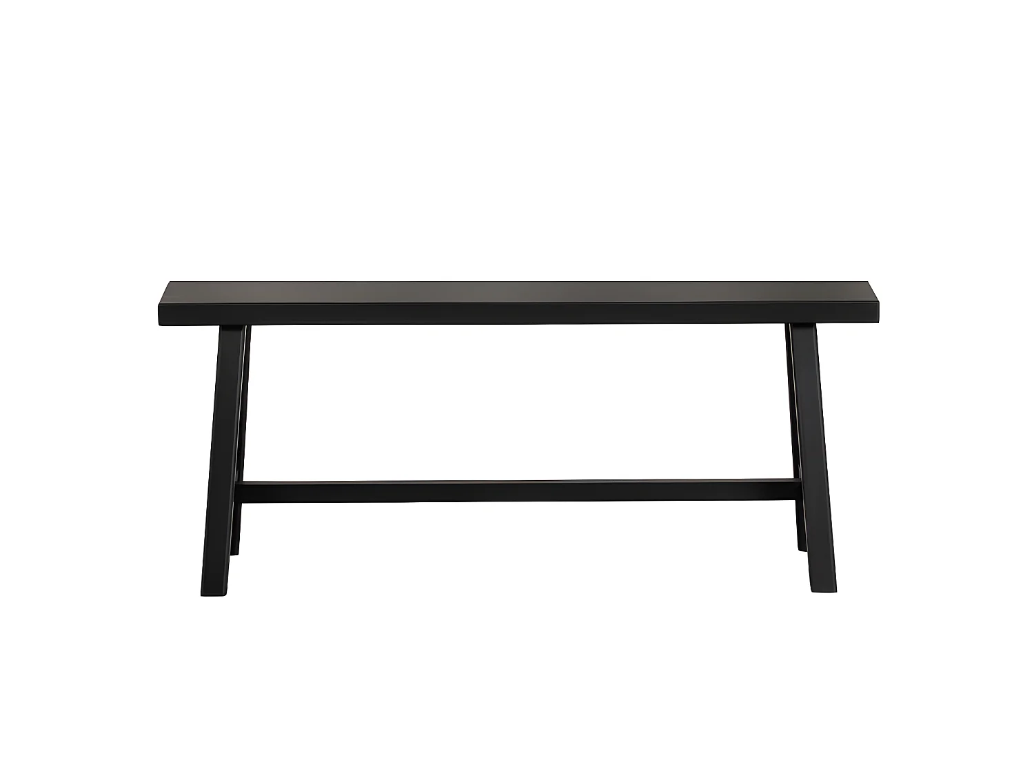 Imme - Banc en bois L110cm - Noir