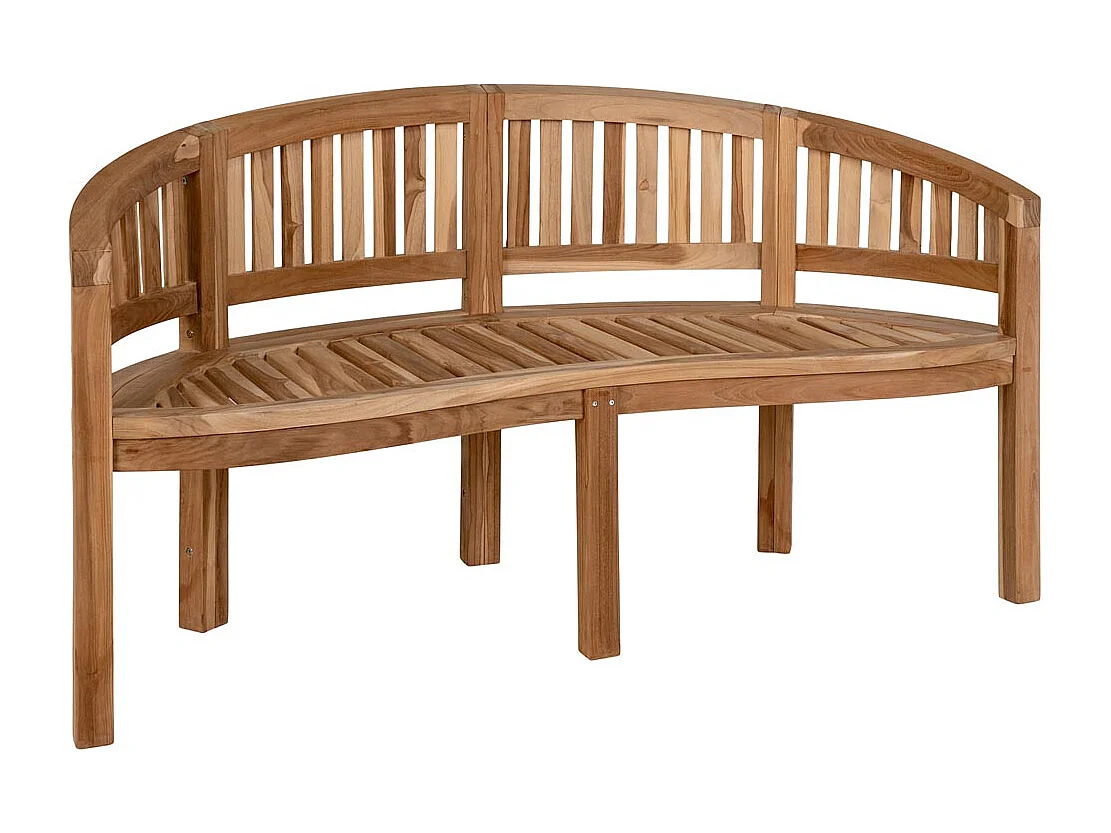 Boca banc de jardin teck.