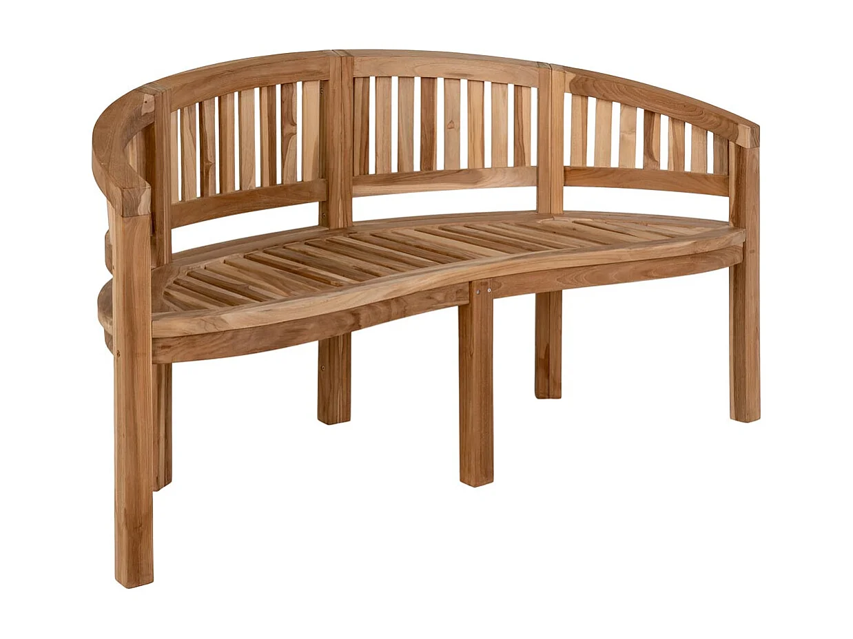 Boca banc de jardin teck.