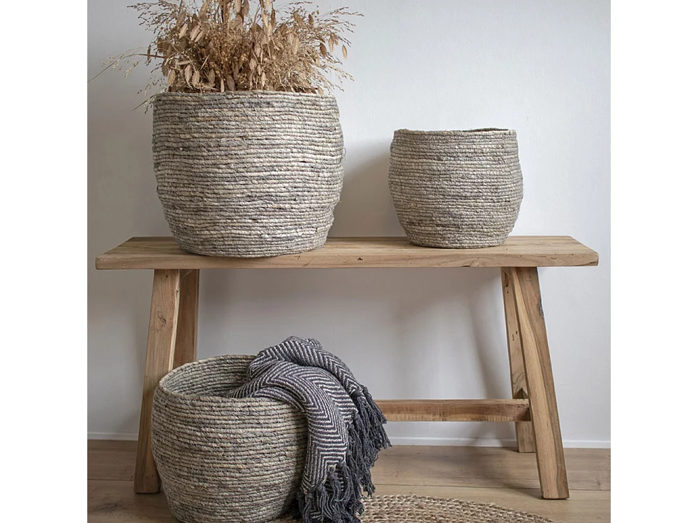 Barcelona - Banc en teck L90cm - Naturel