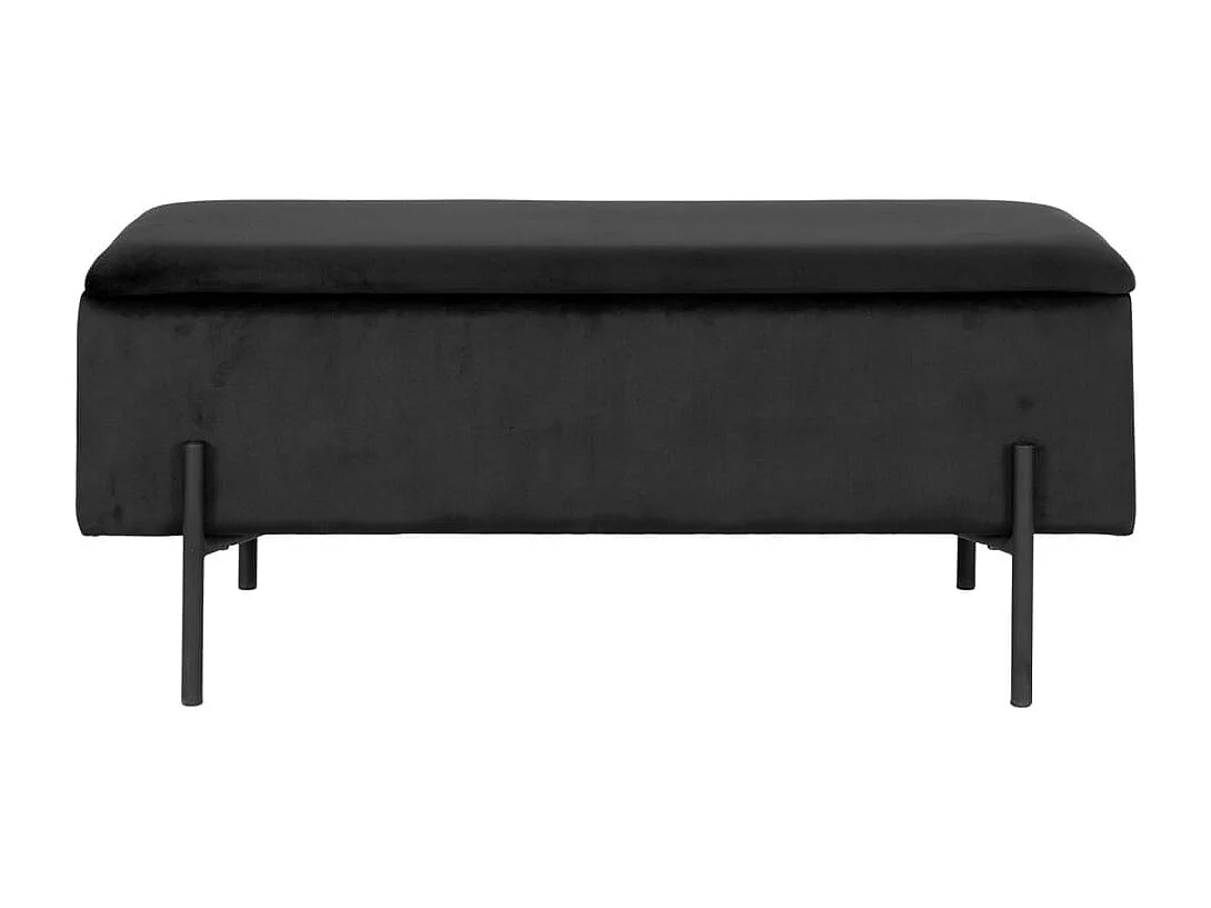 Banc avec rangement Luna Noir