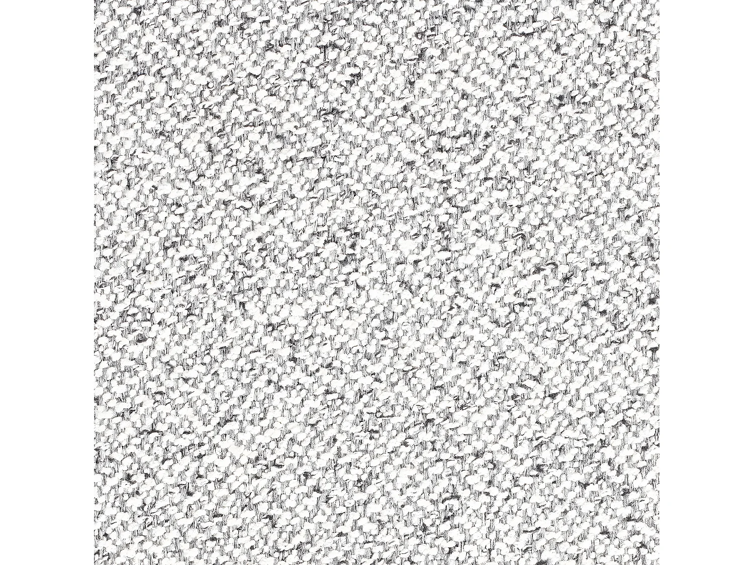 Milou - Banc en tissu et métal - Gris chiné