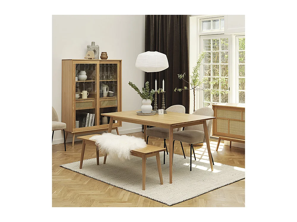 Kiyo - Banc en bois L150cm - Bois clair