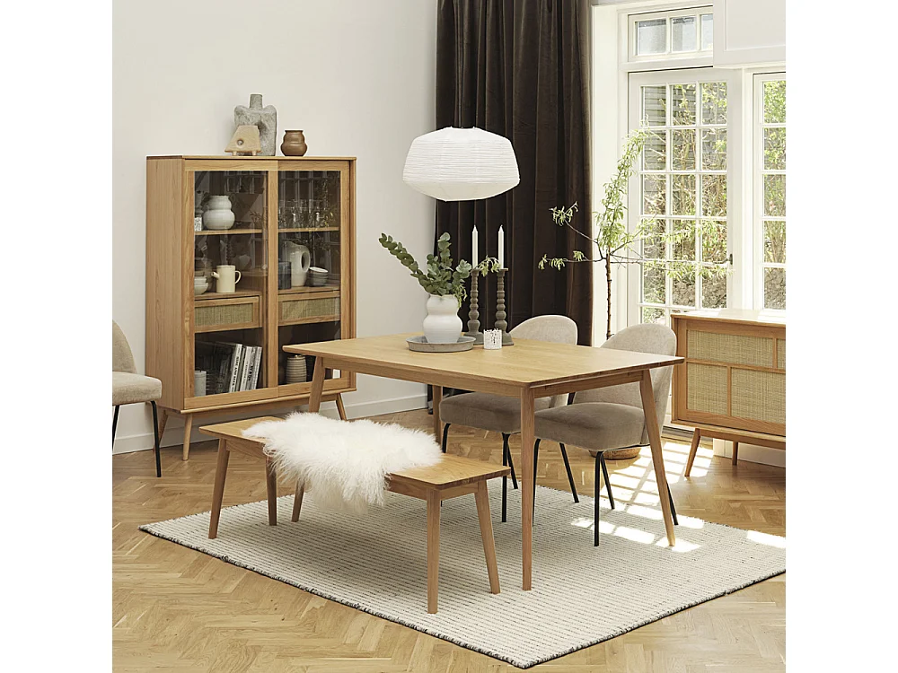 Kiyo - Banc en bois L150cm - Bois clair