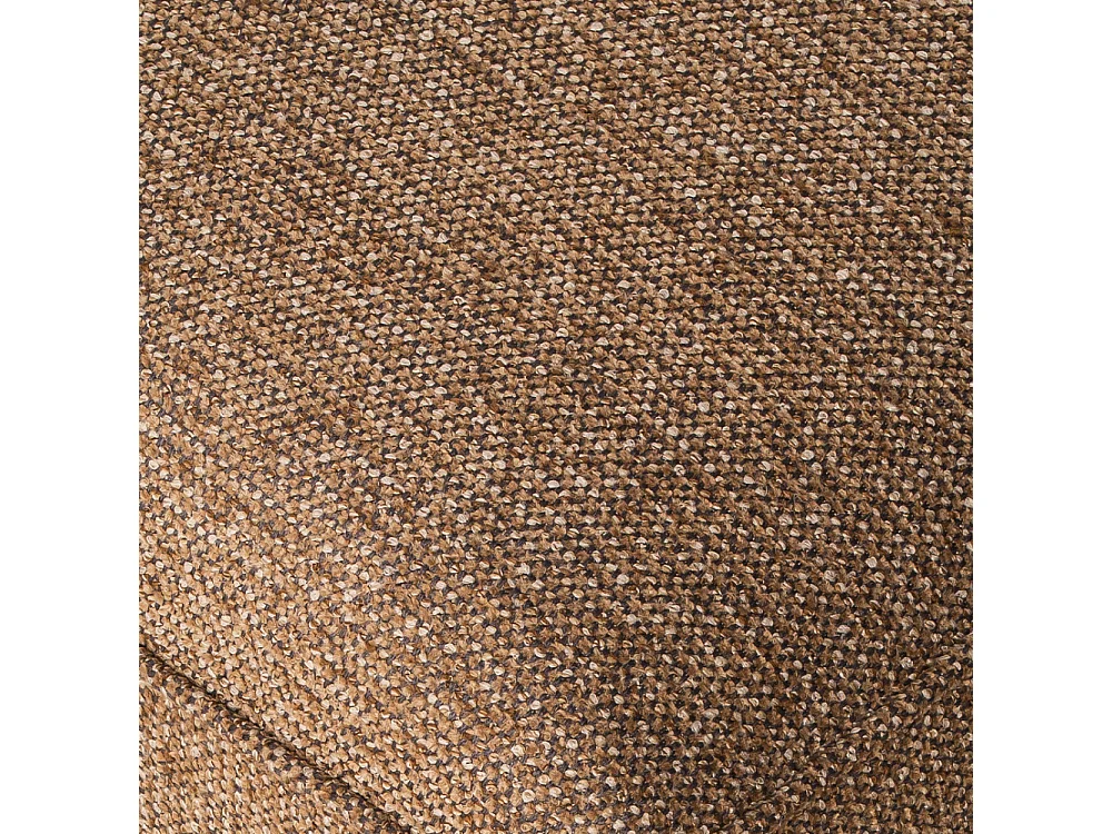 Vornay - Canapé convertible express 3 places en tissu pieds bois foncé - Caramel chiné