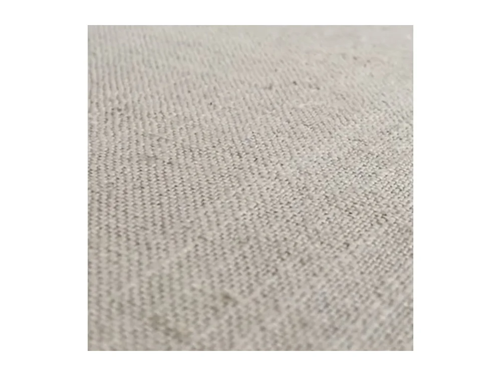 Amany - Canapé convertible 3 places entièrement déhoussable en tissu - Couleur - Naturel