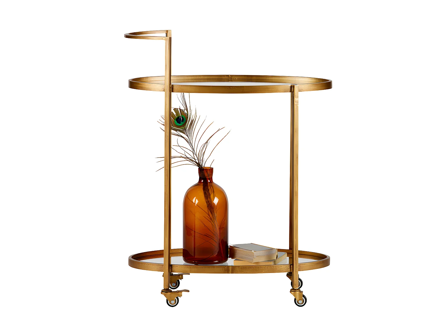 Push - Desserte en métal - Laiton