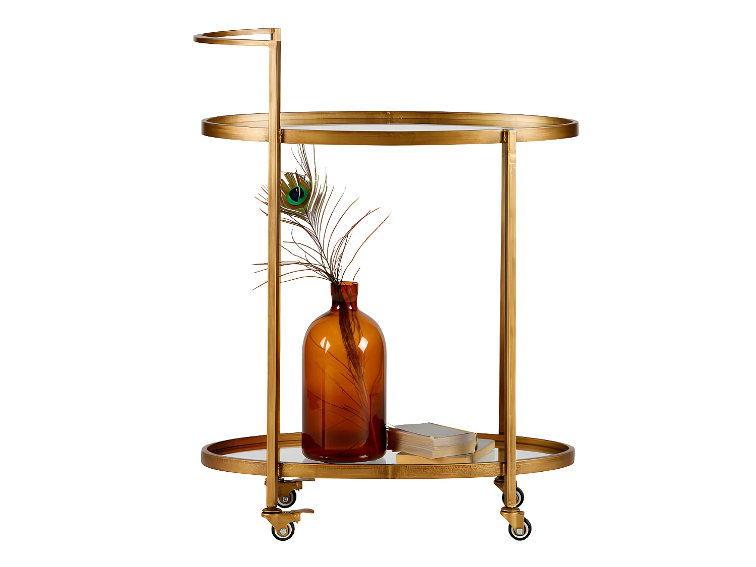 Push - Desserte en métal - Laiton