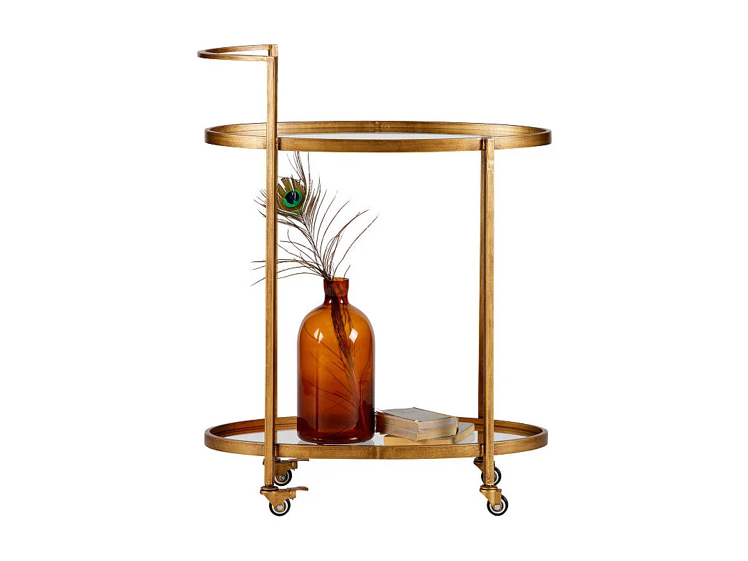 Push - Desserte en métal - Laiton